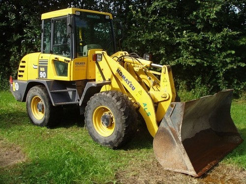 Download Komatsu WA90-3(DEU)-H Wheel Loader Operation and Maintenance Manual S/N HA970239-UP