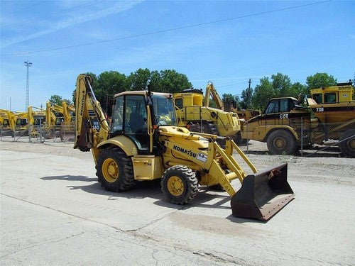 Download Komatsu WB150PS-2(ITA) Backhoe Loader Operation and Maintenance Manual S/N 150F50001-150F50019
