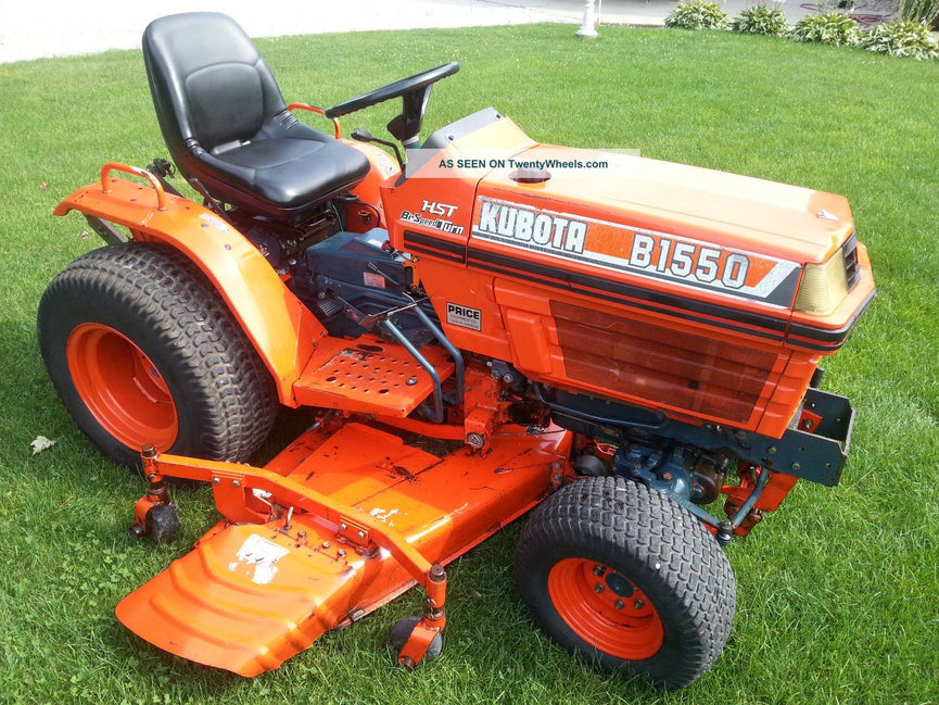 Kubota B1550 B1750 B2150 Compact Tractor and Mower Service Repair Manual