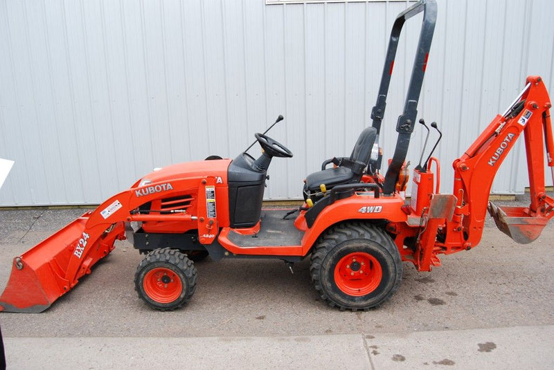 Kubota BX24 Tractor with RCK54 P 23BX RCK60B 23BX LA240 BT601 Attachment Workshop Service Repair Manual