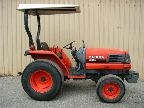 Kubota L3300DT-GST Tractor Illustrated Master Parts List Manual