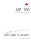 MASSEY FERGUSON 1436 THREE-SECTION TANDEM DISC OPERATOR MANUAL