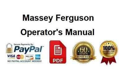 MASSEY FERGUSON TD776TRC OPERATORS MANUAL 2016 FEL12769801 EN01 DOWNLOAD