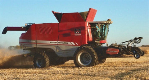 Massey Ferguson 9550 Rotary Combine Service Manual Instant Download