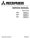 Mitsubishi EDR24, ESR24, ESS24, EDR36, ESR36, ESS36 Reach Truck Workshop Service Repair Manual