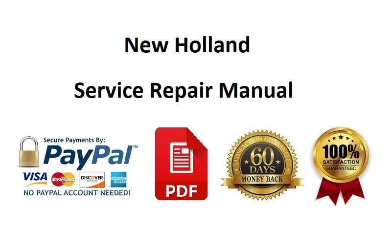 New Holland N4LDI, N843, N844L Tier 4 Engine Service Repair Manual PDF
