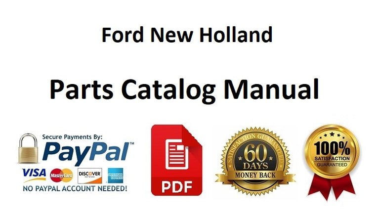 FORD NEW HOLLAND 445C 3 CYLINDER TRACTOR LOADER MASTER ILLUSTRATED PARTS LIST MANUAL