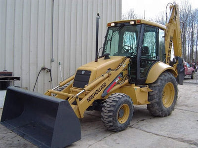 NEW HOLLAND 555E, 575E, 655E, 675E TRACTOR BACKHOE LOADER OPERATOR'S AND MAINTENANCE MANUAL