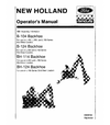 NEW HOLLAND FORD B-104, B-124, BH-114, BH-124 BACKHOE OPERATOR'S MANUAL