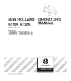 NEW HOLLAND FORD GT20A, GT22A GARDEN TRACTOR OPERATOR'S MANUAL