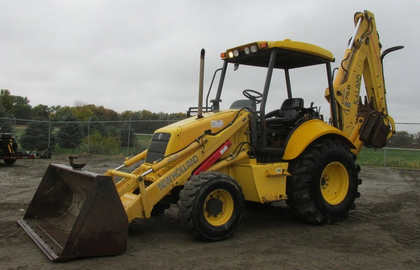 NEW HOLLAND LB75.B TRACTOR LOADER BACKHOE TLB MASTER ILLUSTRATED PARTS LIST MANUAL SN: 31030227 TO 31044851