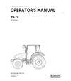 NEW HOLLAND T4.75 TRACTOR OPERATOR'S MANUAL