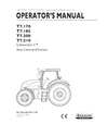 NEW HOLLAND T7.170, T7.185, T7.200, T7.210 SIDEWINDER II TRACTOR OPERATORS MANUAL