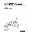 NEW HOLLAND TC27D TRACTOR OPERATOR'S MANUAL