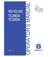 NEW HOLLAND TC29DA, TC33DA TRACTOR OPERATOR'S MANUAL