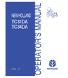 NEW HOLLAND TC31DA, TC34DA TRACTOR OPERATOR'S MANUAL