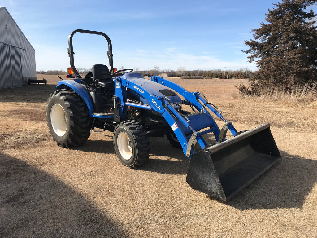NEW HOLLAND TC45D 4 CYLINDER DELUXE COMPACT TRACTOR MASTER ILLUSTRATED ...