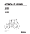 NEW HOLLAND TD5010, TD5020, TD5030, TD5040, TD5050 TRACTOR OPERATOR'S MANUAL