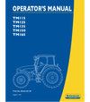 NEW HOLLAND TM115, TM125, TM135, TM150, TM165 TRACTOR OPERATOR'S MANUAL 6045326100