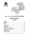 New Holland 100 115 135 160 HP Tractor Service Repair Manual 6035432100