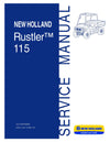 New Holland 115 Rustler Service Repair Manual CLC103700630