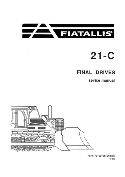 New Holland 21-C Final Drives Service Repair Manual 73109735