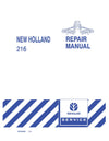 New Holland 216 Rakes Service Repair Manual 87049456