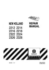 New Holland 2212 2214 2216 2218 2322 2324 2326 2328 Header Service Repair Manual 86637553