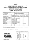 New Holland 260-B Tractor Scraper, 261-B Elevating Tractor Scraper Service Repair Manual 73111173