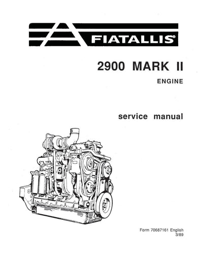 New Holland 2900 Mark II Engine Service Repair Manual 70687161