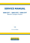 New Holland 3040 CVT 3045 CVT 3050 CVT Boomer Compact Tractor Service Repair Manual 84126849A
