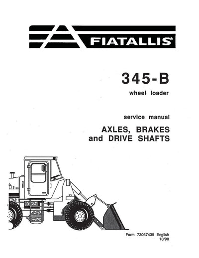 New Holland 345-B Wheel Loader Axles Brakes and Drive Shafts 73067439