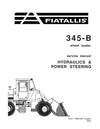 New Holland 345-B Wheel Loader Hyadraulics & Power Steering Service Repair Manual 73067440