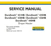 New Holland 421HB 425HB 430HB 436HB 440HB Draper Header Service Repair Manual 48106362