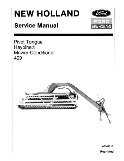 New Holland 499 Mower Conditioner Service repair Manual 40049910