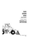 New Holland 545 545H 645 Wheel Loader Brakes and Air System Service Repair Manual 73047530