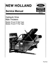 New Holland 70, 72 Belt Type and 75, 77 Pan Type Hydraulic Drive Bale Throwers Service Repair Manual 40007040