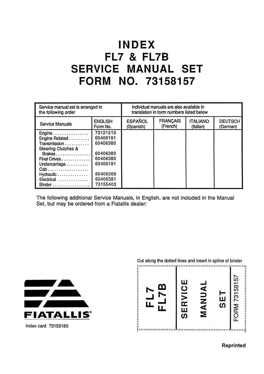 New Holland 8065 Engine Service Repair Manual 73158157