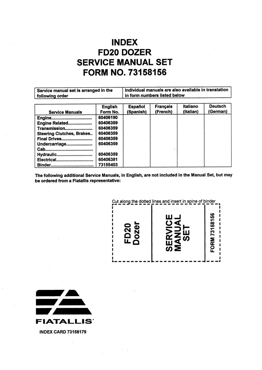 New Holland 8215 Engine Service Repair Manual 73158156