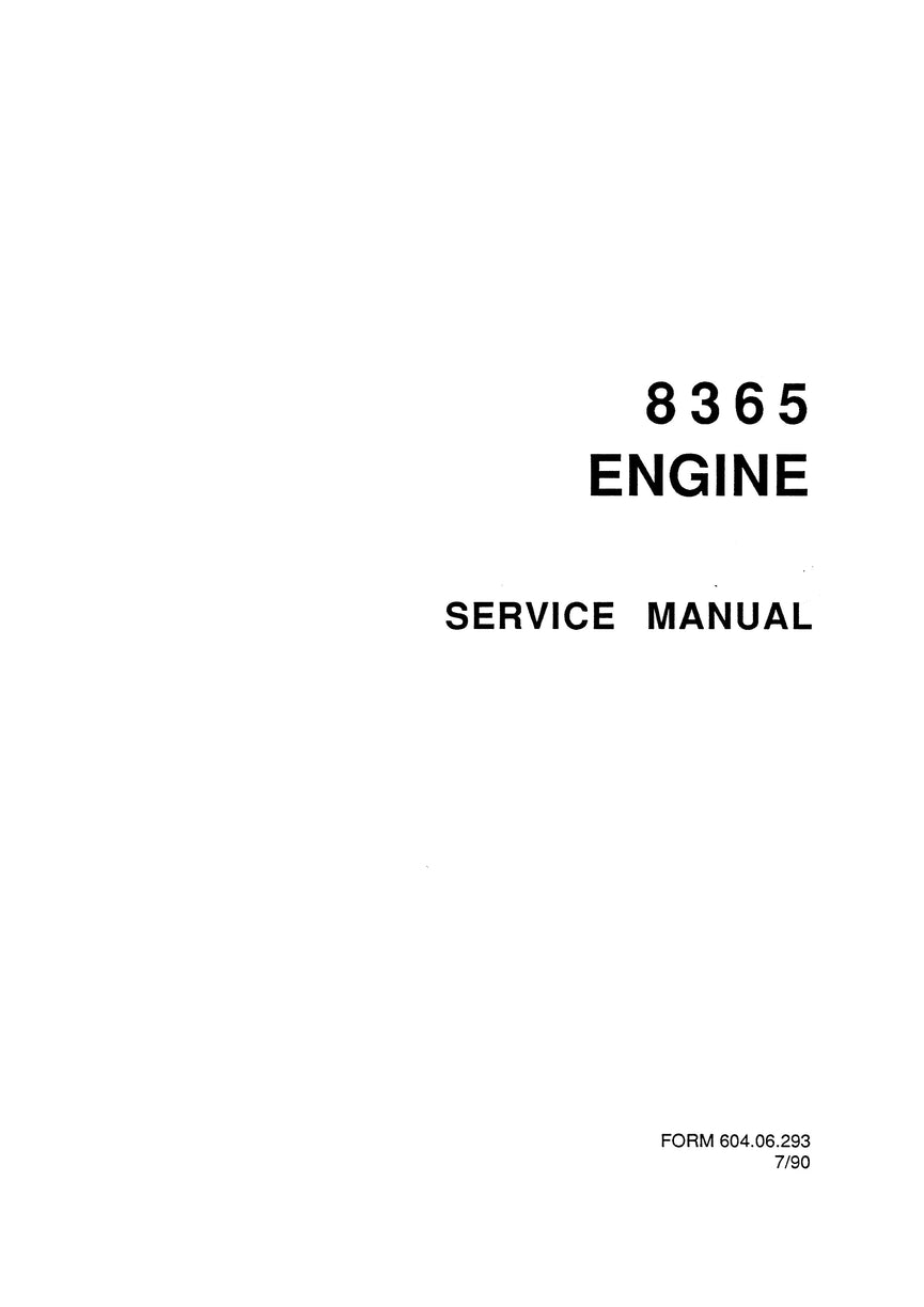 New Holland 8365 Engine Service Repair Manual 73156837