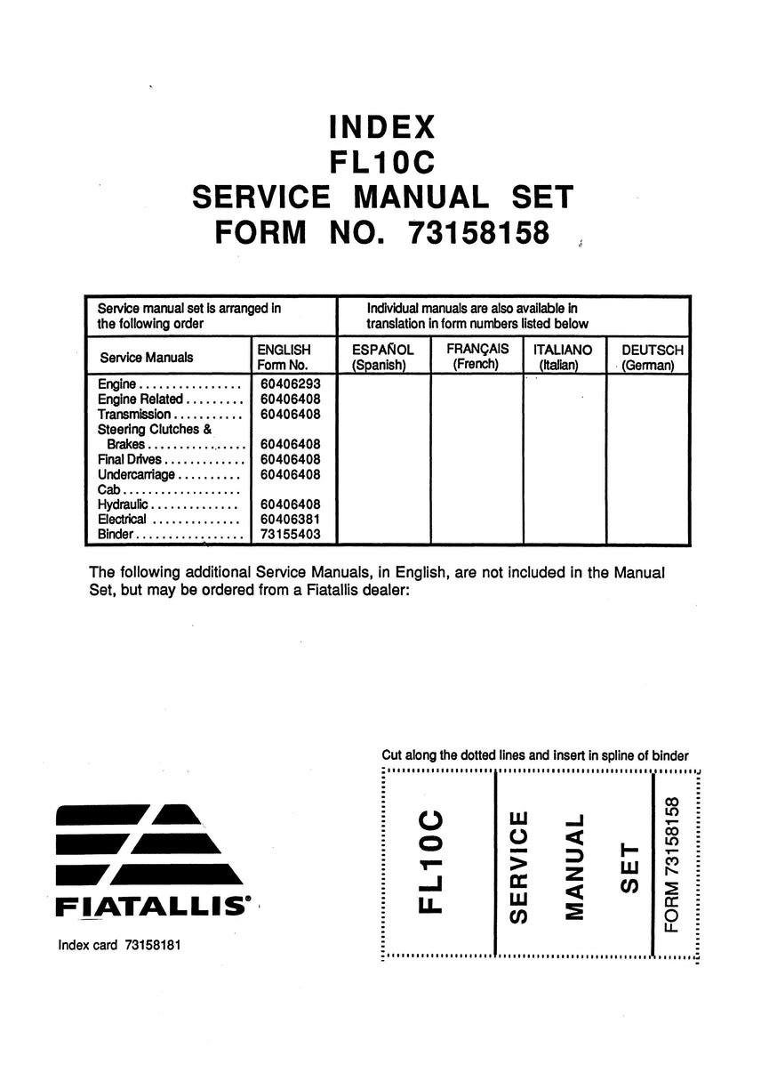 New Holland 8365 Engine Service Repair Manual 73158158
