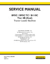 New Holland B95C, B95C TC, B110C Tier 4B (final) Tractor Loader Backhoe Service Repair Manual 47881805
