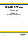 New Holland Boomer 3040 Boomer 3045 Boomer 3050 (With Hydrostatic or 12×12 Gear Transmission) Compact Tractor Service Repair Manual 84242309
