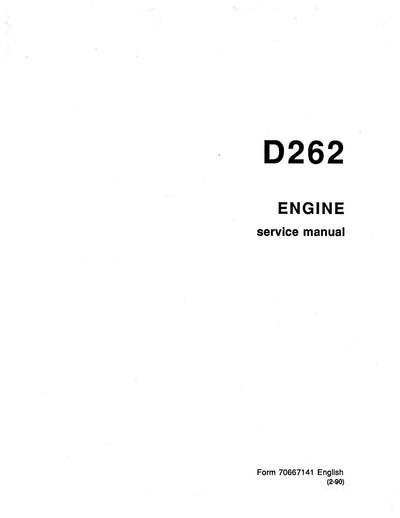 New Holland D262 Engine Service Repair Manual 70667141