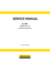 New Holland E135BSR ROPS Tier III Crawler Excavator Service Repair Manual 84392415A