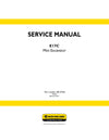 New Holland E17C Mini Excavator Service Repair Manual 48127424