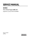 New Holland E385C Hino Diesel Engine Service Repair Manual 47391166A