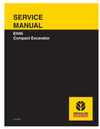 New Holland EH45 Compact Excavator Service Repair Manual 6-75750NA