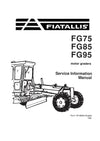 New Holland FG75, FG85, FG95 Motor Grader Service Information Manual 73139904