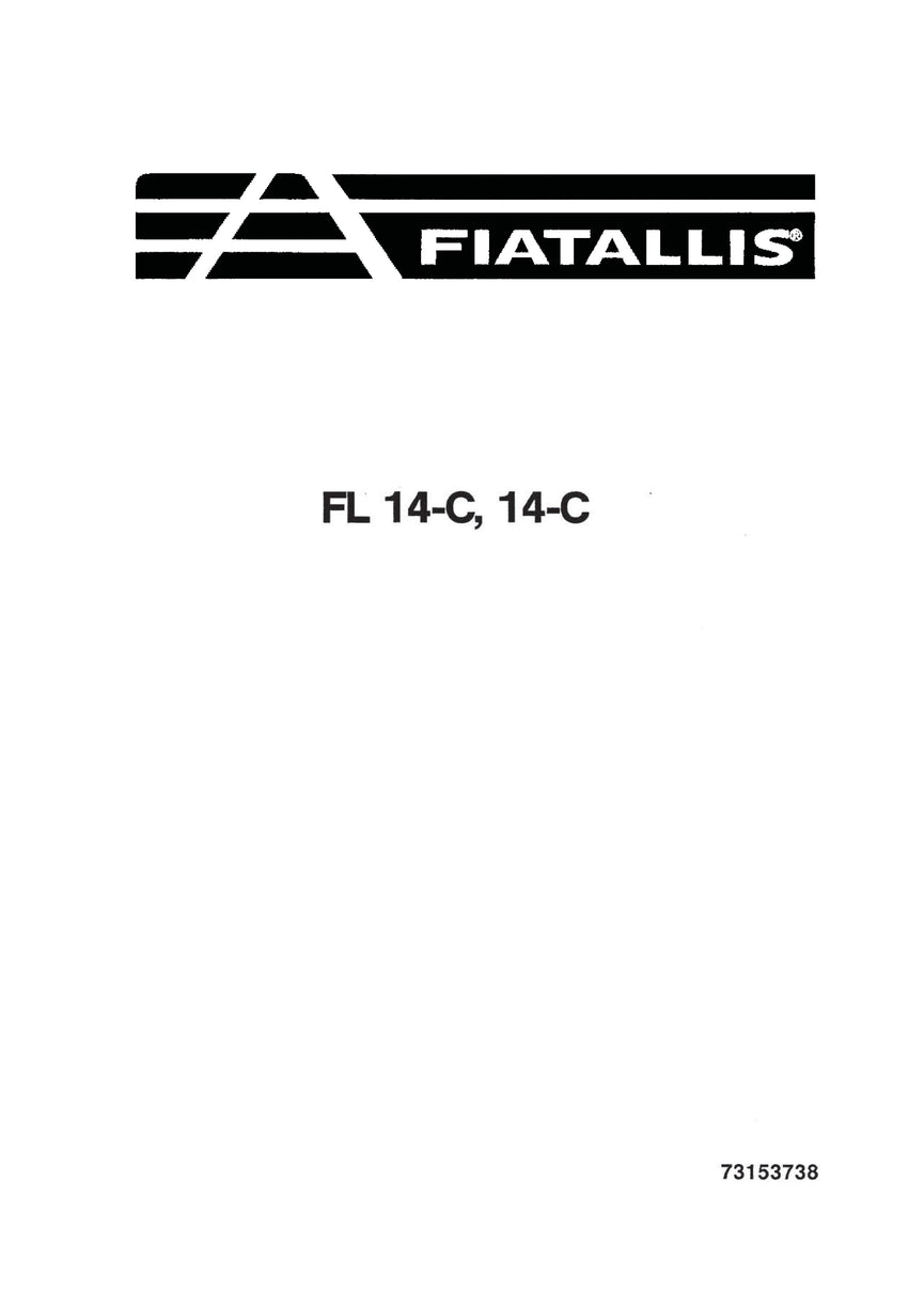 New Holland FL14-C, 14-C Crawler Loader Brakes and Steering Clutches Service Repair Manual 73153738